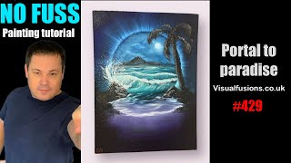 How YOU Can Paint - Portal to Paradise Seascape Oil Painting 429