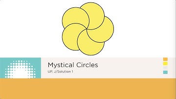 Solution 1: Mystical Circles - geometry. UP, J, I, S