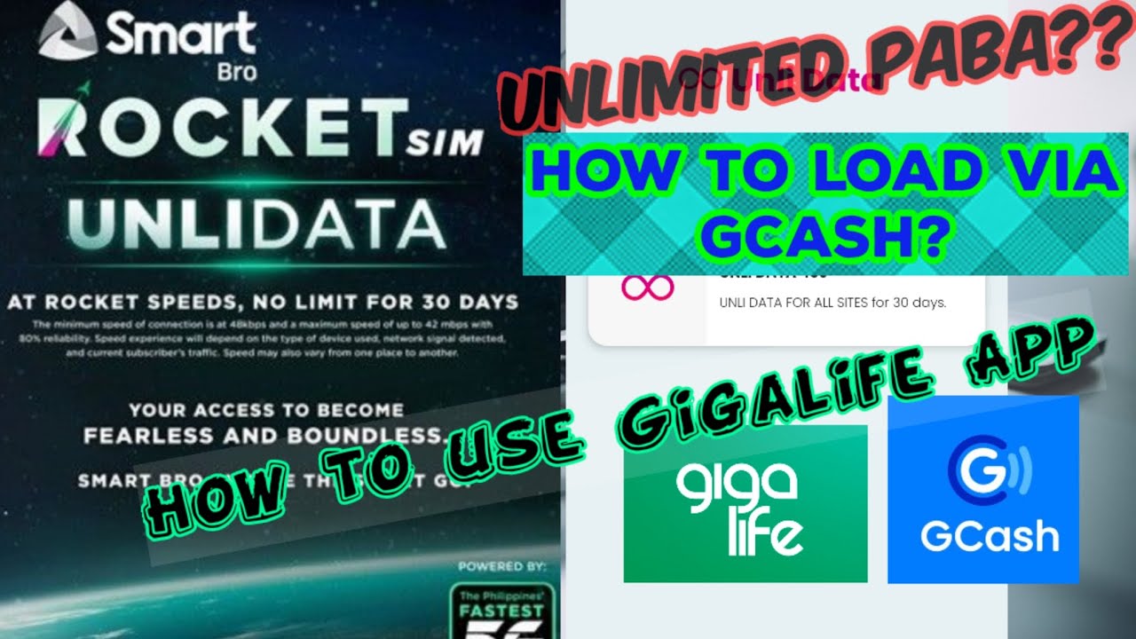 SmartBro RocKet SIM Update How To Load Via Gcash How To Use GiGalife smartbro-rocket-sim-update-how-to-load-via-gcash-how-to-use-gigalife