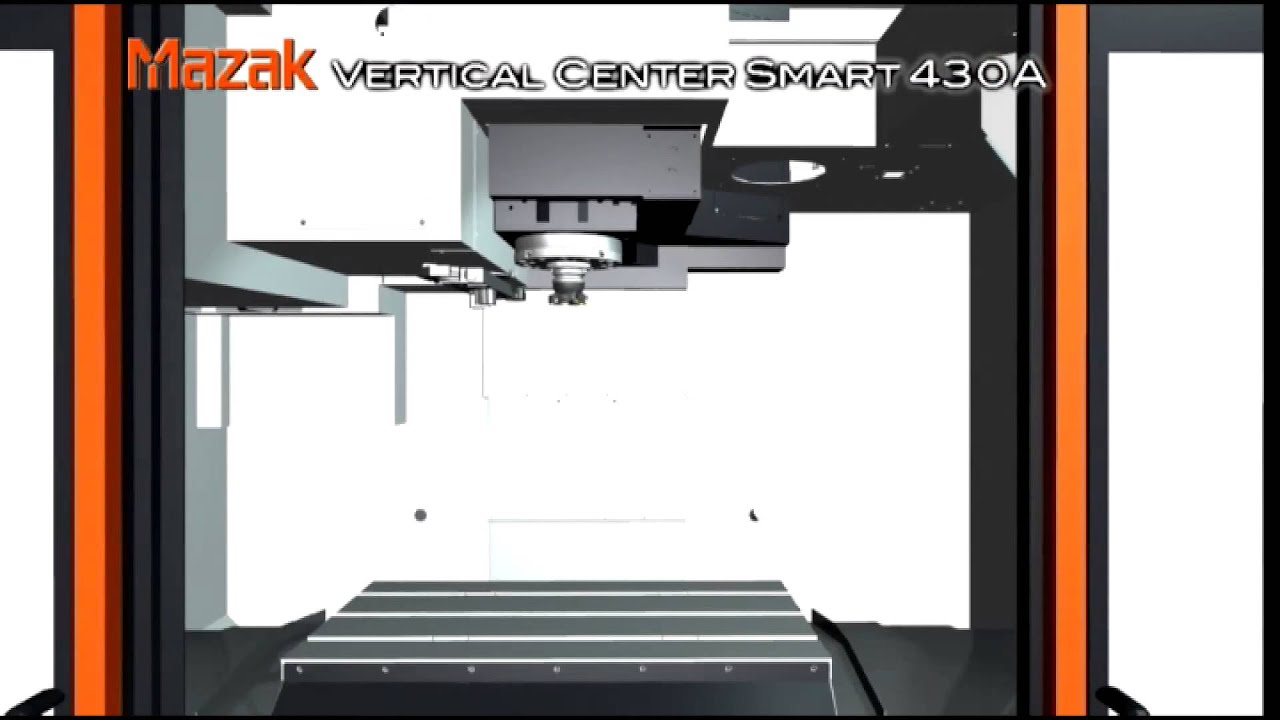 マザックVERTICAL CENTER SMART 430A - YouTube