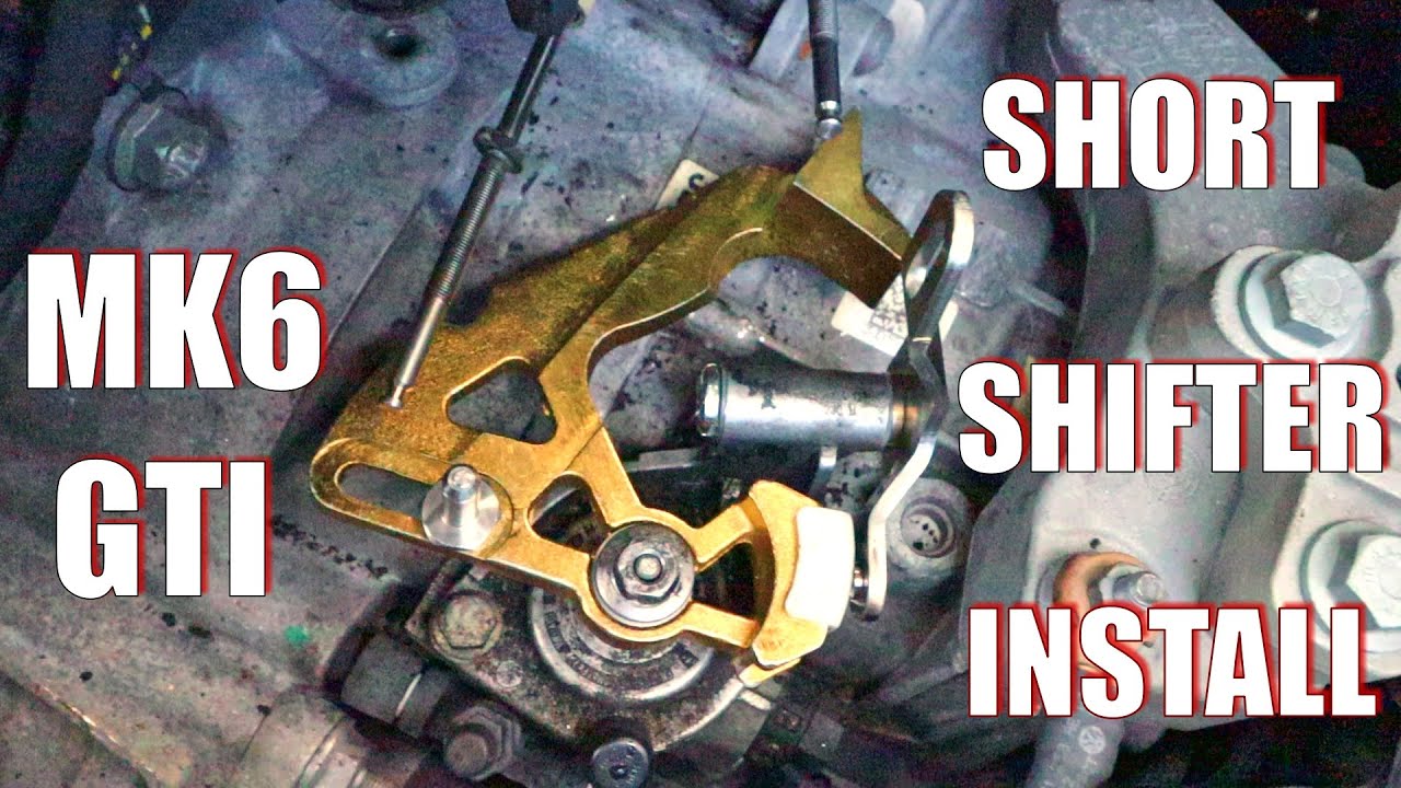 MK6 GTI Spulen ShortShifter Install YouTube