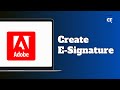 Create an E-Signature in Adobe Acrobat ✍️