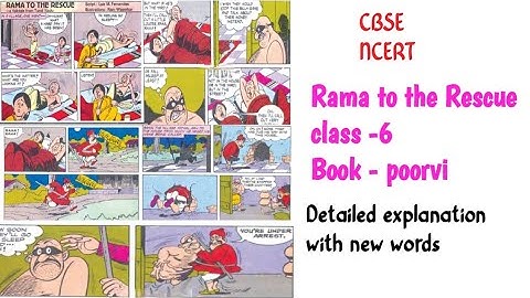 Rama to the Rescue - Explanation | class 6 English (poorvi) Unit 1 | cbse 2024-25 #cbse #ncert
