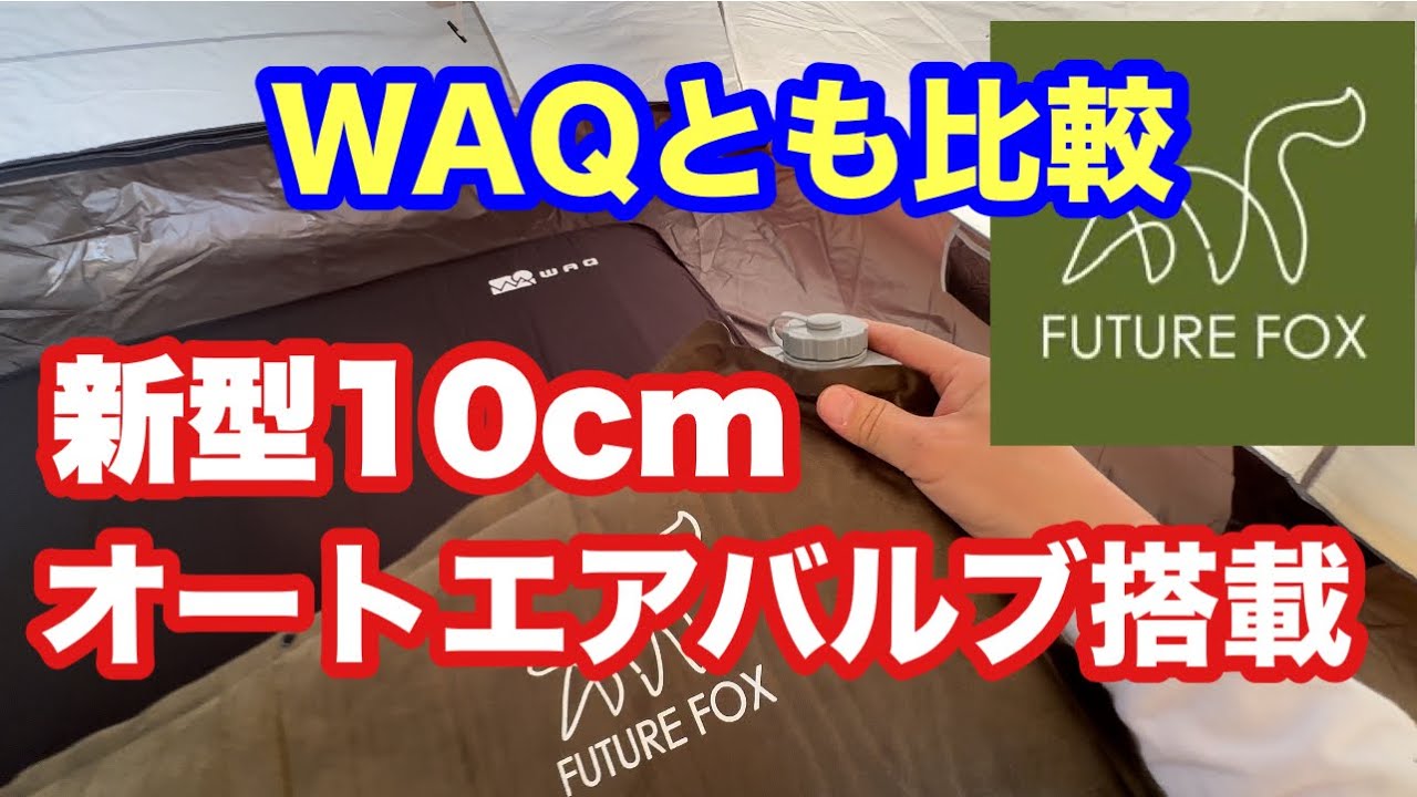 4K【フューチャーフォックスの新型10cm キャンプマット】を購入