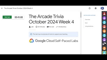 The Arcade Trivia October 2024 Week 4 || Lab Solution || Qwiklabs Arcade 2024