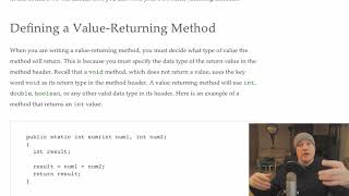 CIS240 Ch5 4 Returning Values from Methods