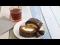 咖啡梦龙卷/Chocolate Crisp Roll Cake/コーヒー味のカリカリチョコレートロールケーキ