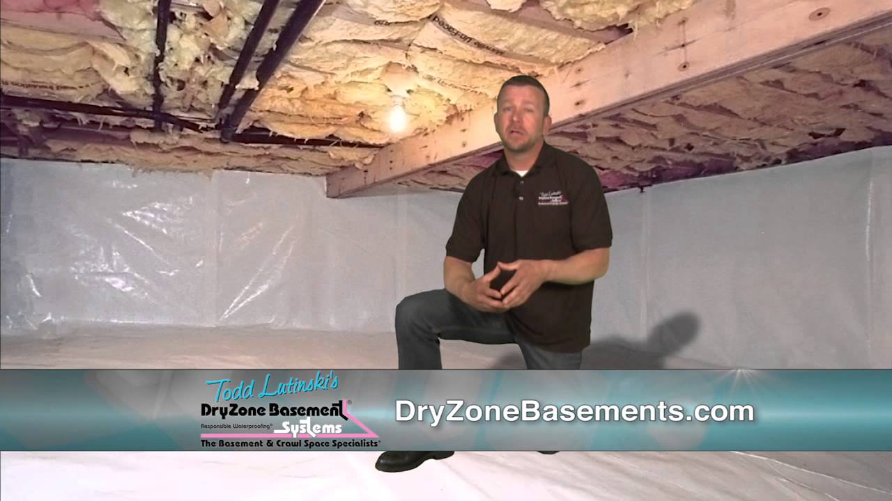 Dry Zone Basement Systems Puts an End to Crawl Space Mold, Dry Rot and Decay!
