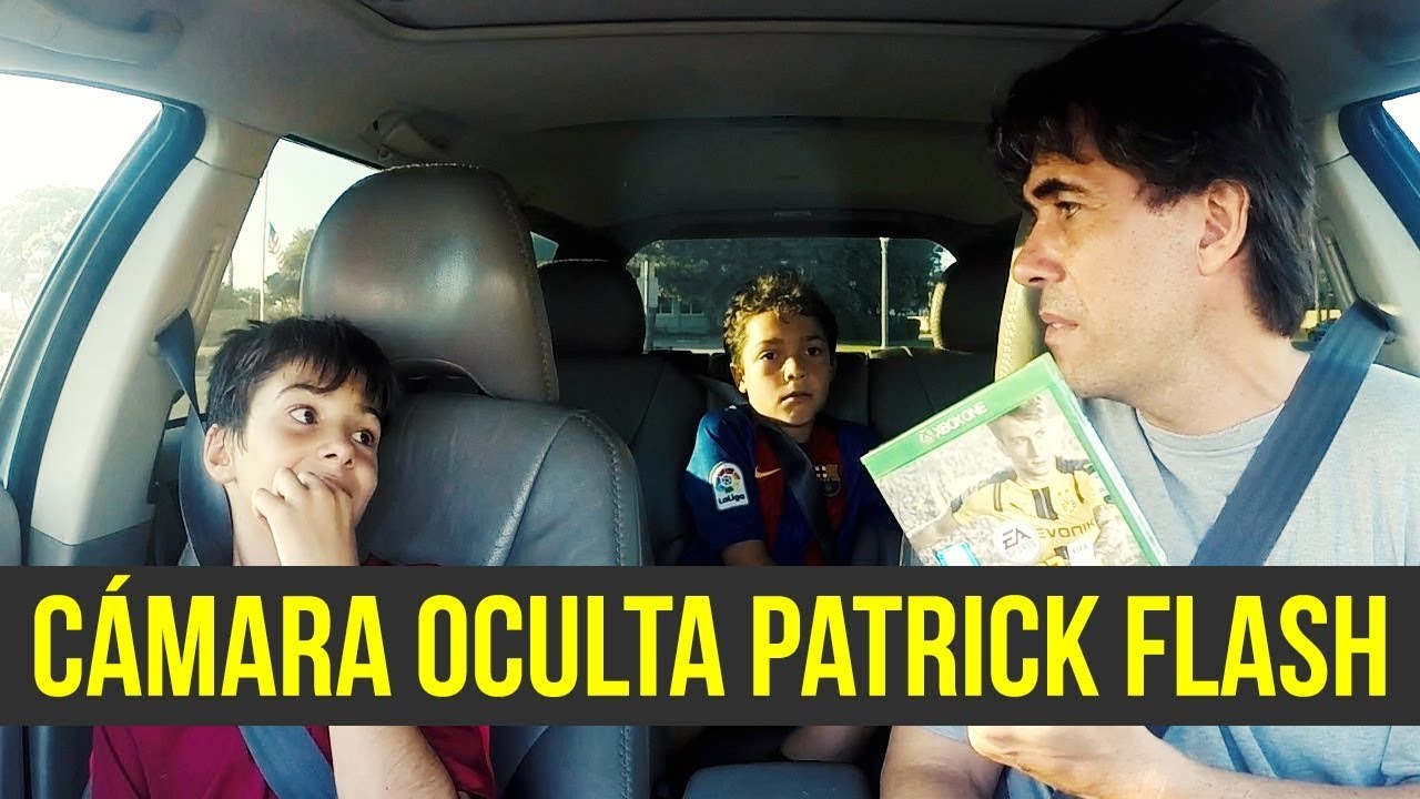 CAMARA OCULTA REGALO FIFA 17 XBOX ONE | BROMA A PATRICK FLASH DE HUGO MARKER Y GRAN ANTUAN
