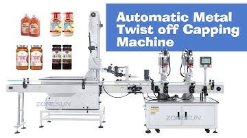 How To Use ZS-XG440T2 Automatic Metal Twist Off Capping Machine