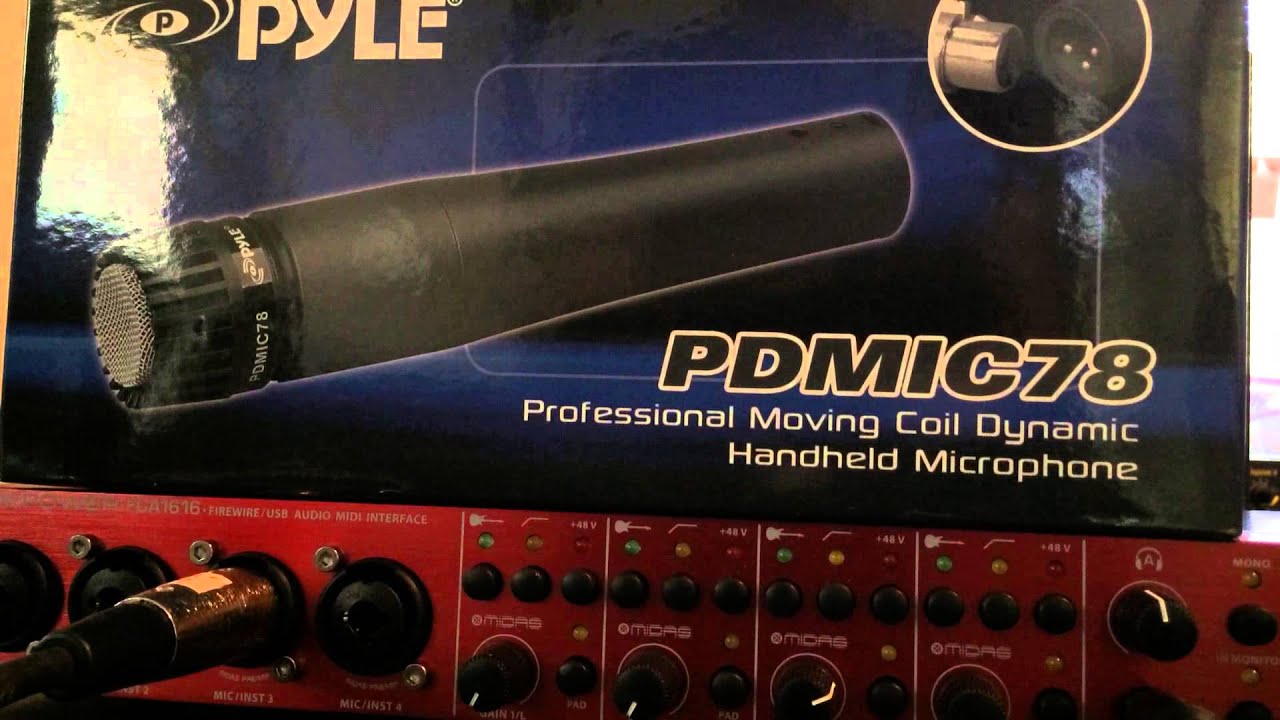pyleaudio pdmic78 review YouTube