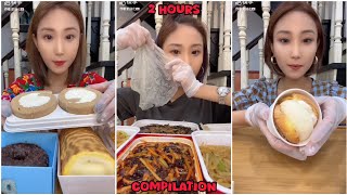 🍒🍫 2 HOURS Cherry Chocolate Cake, Mochi & Desserts Mukbang!