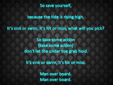 Falling In Reverse Sink Or Swim Lyrics On Screen