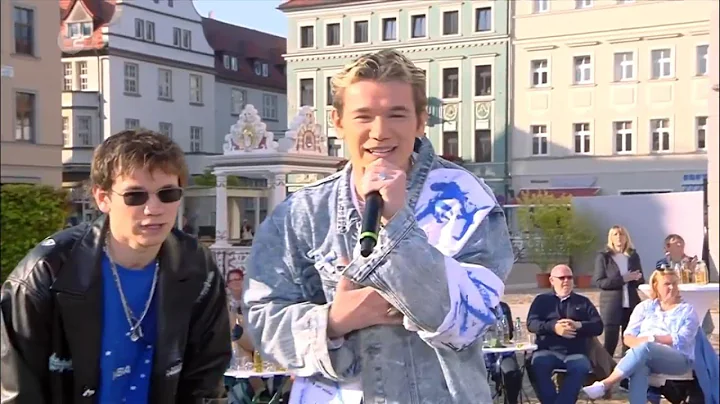 Marcus & Martinus Performimg Belinda at Fernsehgar...