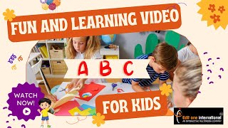 Exciting Abc Learning Video For Kids Fun Alphabet Song Edit One International