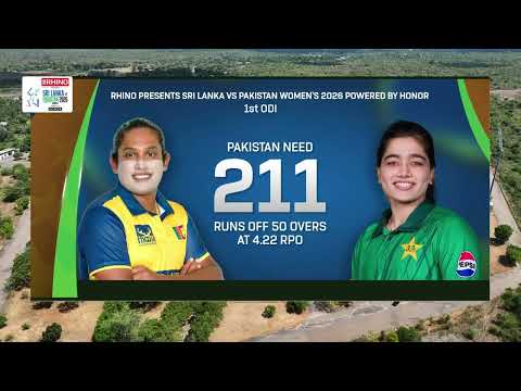 Sri Lanka Womens vs Pakistan Womens | Highlights | 1st ODI