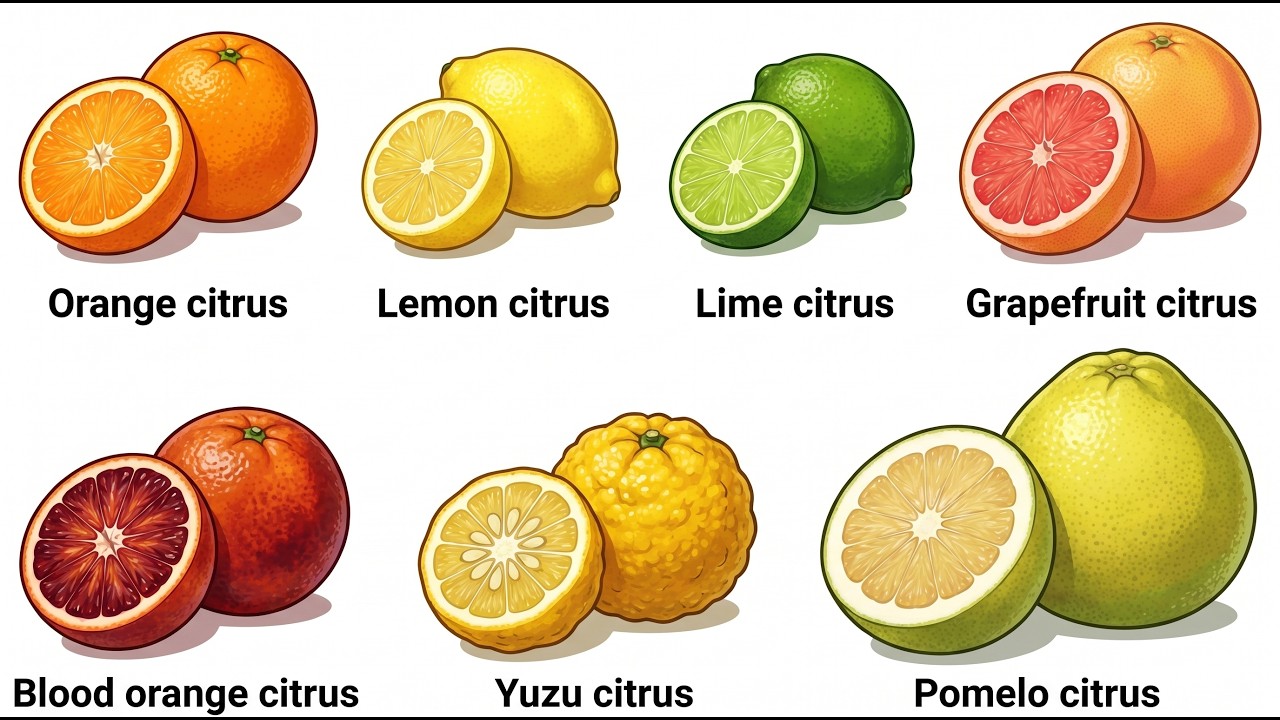 Every Citrus Fruit Explained in 8 Minutes - YouTube