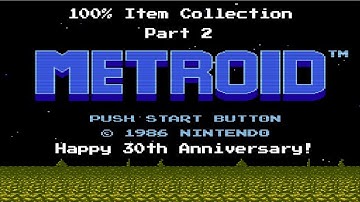 Metroid (NES) - 100% Item Collection - Part 2: Into The Fire