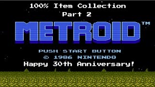 Metroid (NES) - 100% Item Collection - Part 2: Into The Fire