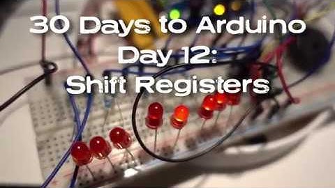 Arduino Knightrider Theme and 8 LED Larson Scanner using Shift Register