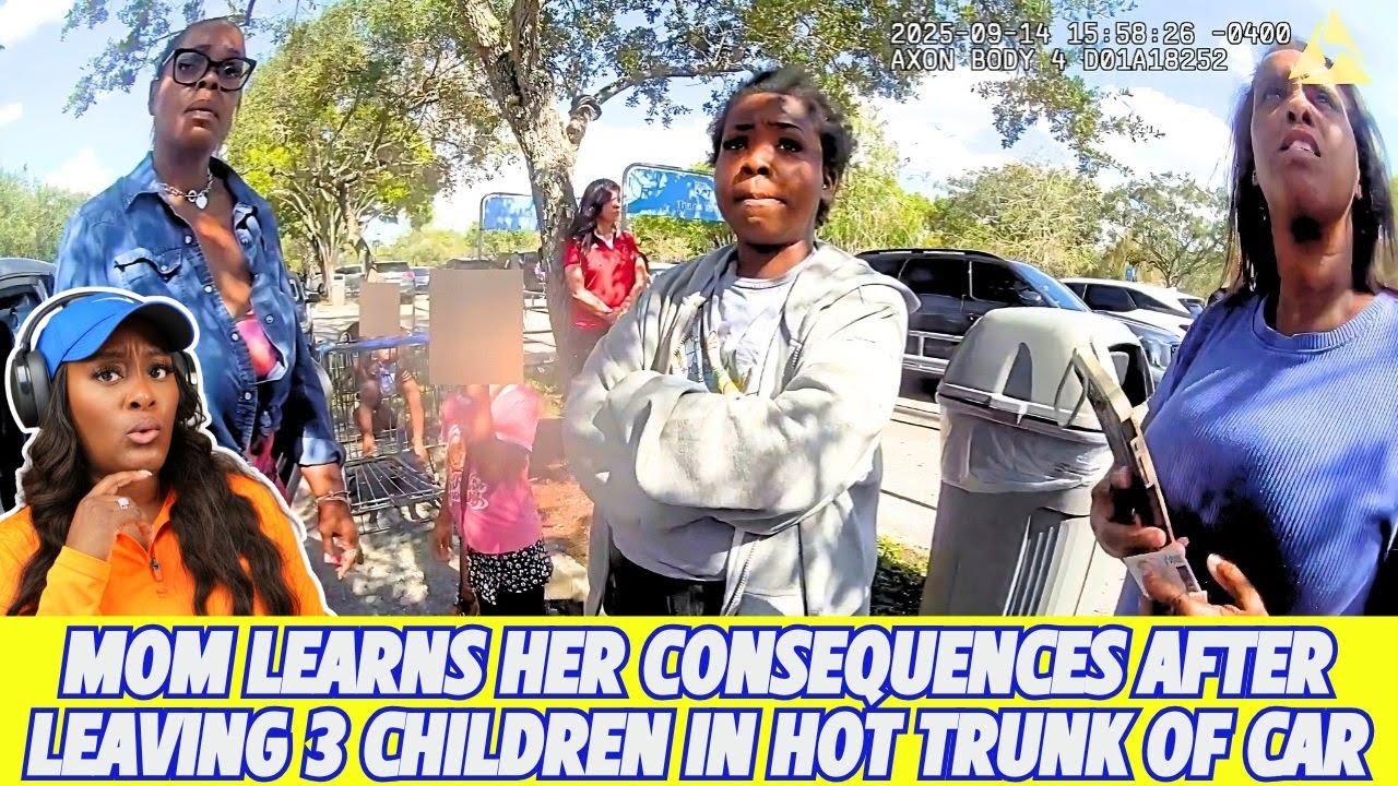 Woman Learns Her Consequences After Leaving 3 Kids In HOT Trunk Of Car ...
