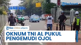 Viral Di Medsos Oknum Tni Al Yang Diduga Pukul Pengemudi Ojol Di Gro, Aksi Dipicu Cekcok Dijalan