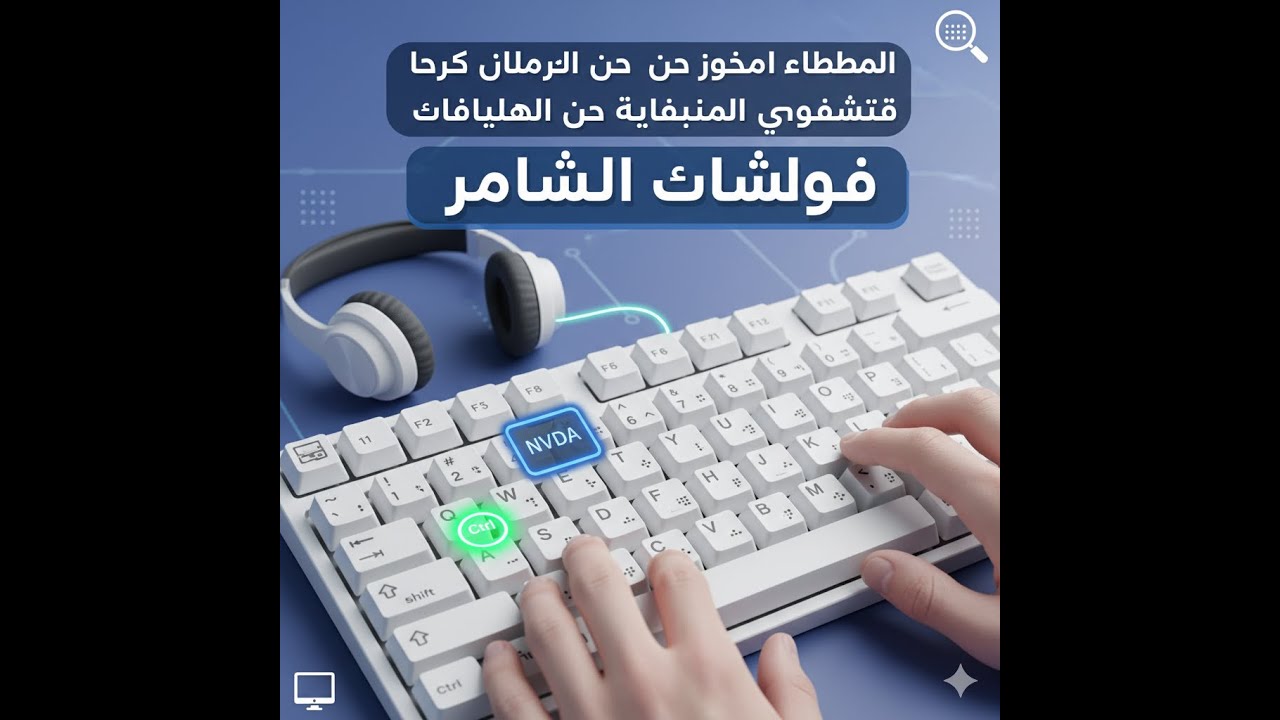 المحاضرة الأولى من كورس الكمبيوتر من البداية للمكفوفين لوحة المفاتيح