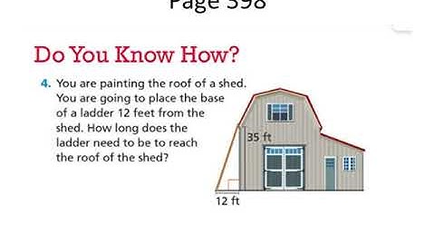 7 -3 Apply The Pythagoren Theorem