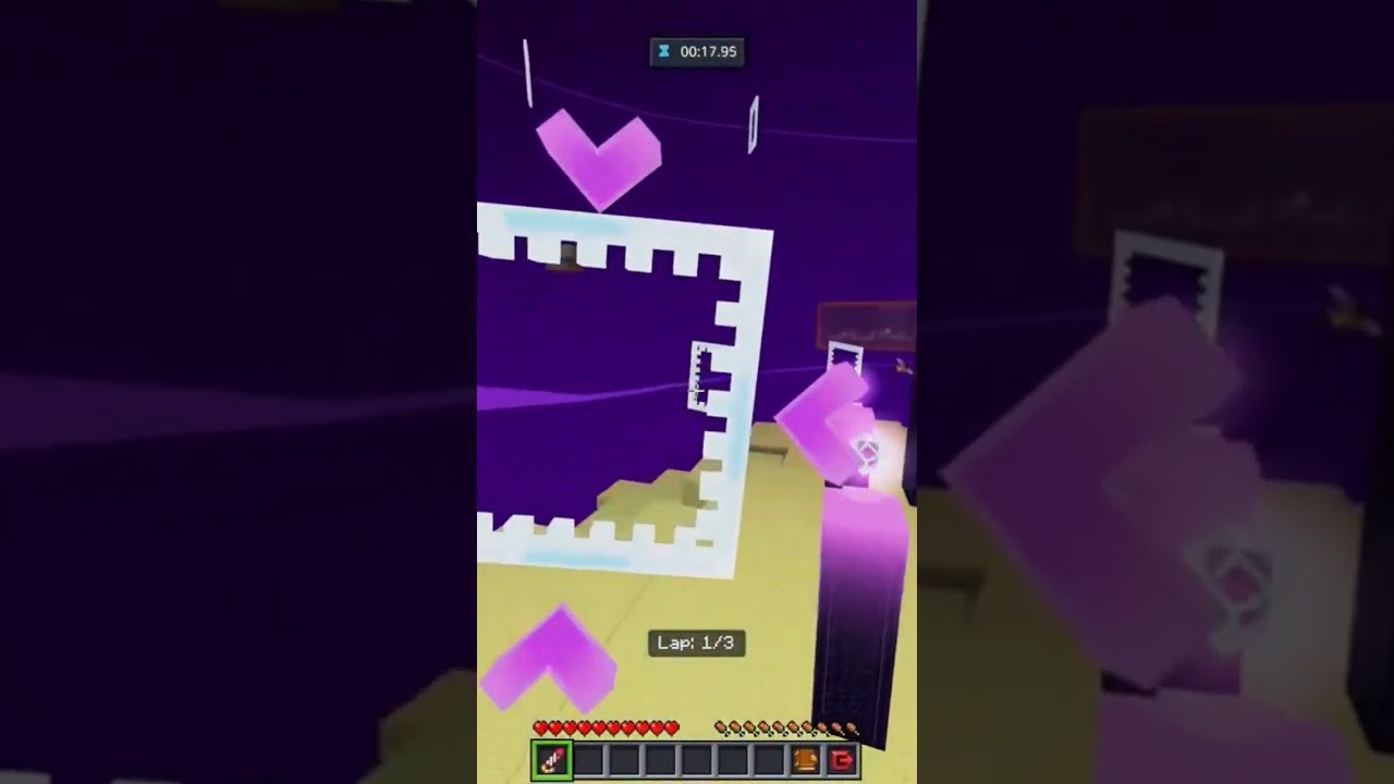 #minecraft #minecraftbedrock Anniversary Map Rocket Race!