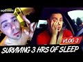 Meeting world boxing champ  ctv on 3 hrs of sleep motivation vlog 3  behind the uber experiment