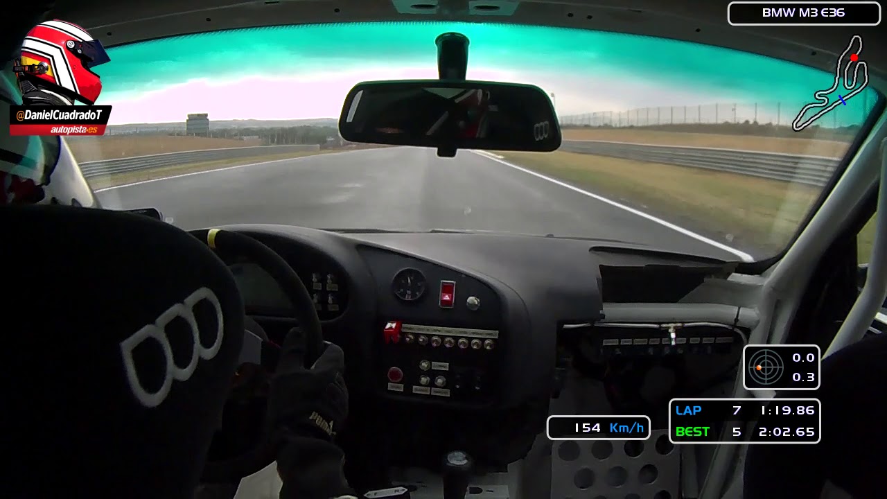 Estreno del M3 en el Jarama lloviendo