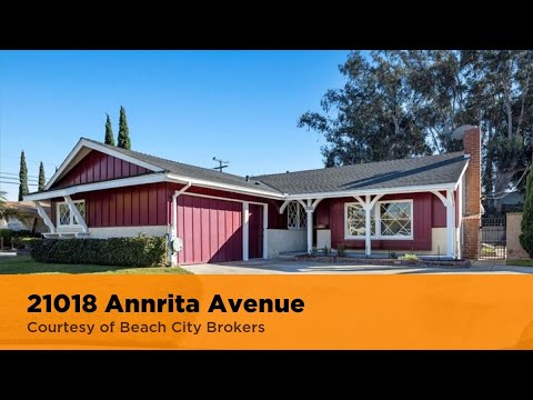 21018 Annrita Avenue, Torrance, CA home video tour