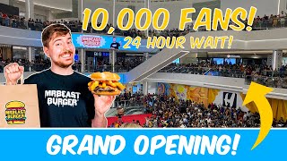 I traveled 500 miles to MrBeast Burger to NOT eat a Burger - Mr Beast Burger Grand Opening!