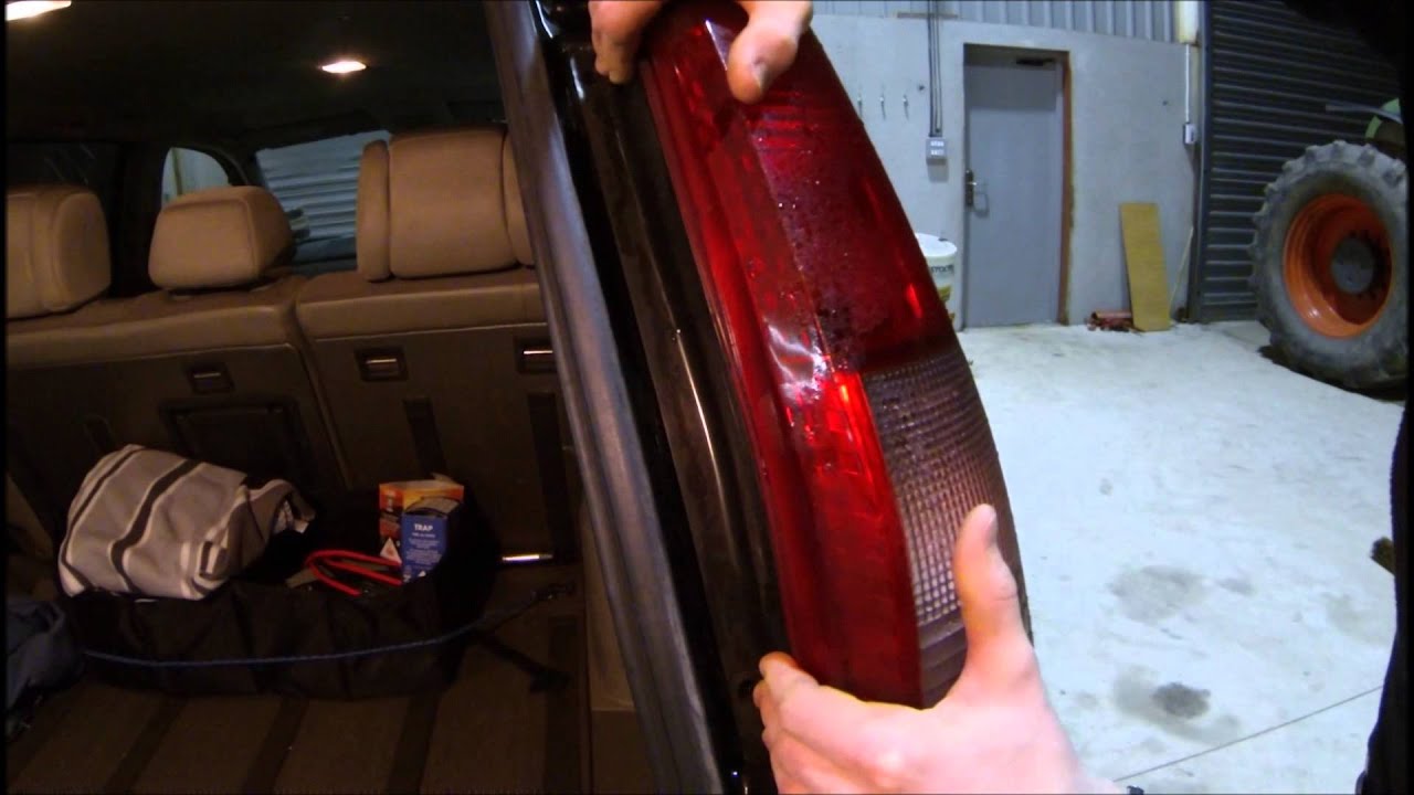 How To Remove Rear Light Cluster and Change brake 