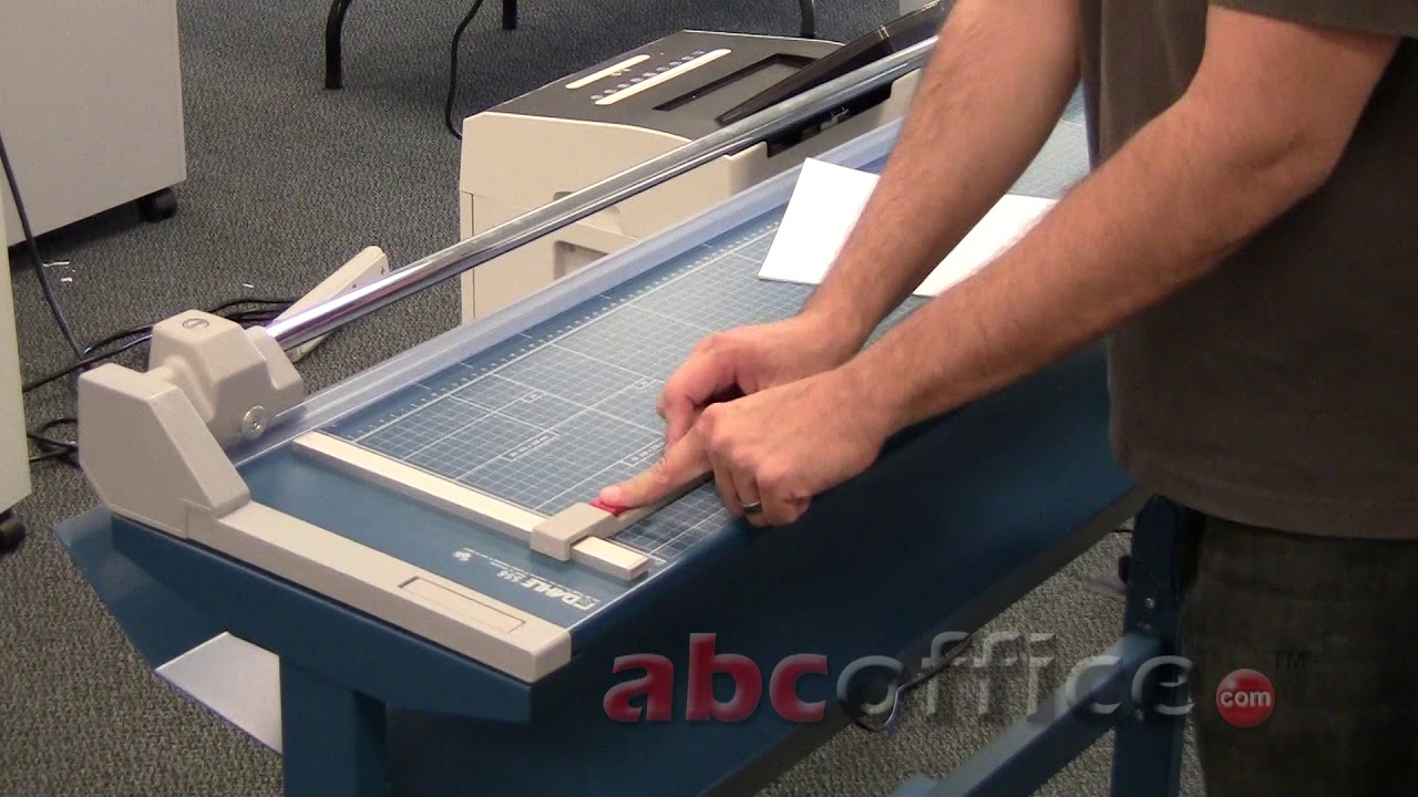 Dahle 556 Professional Rotary Paper Cutters YouTube