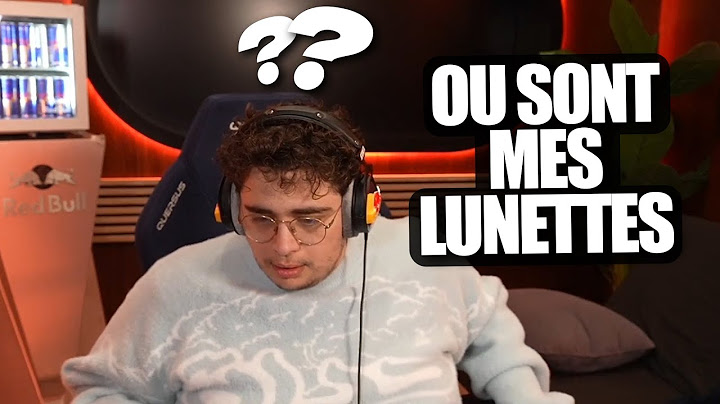 Kameto cherche ses lunettes alors que...