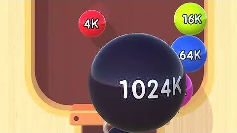 2048 Balls 3D - Gameplay All levels Unlock ball 256k 512k 1024k 2048k ( Android, iOS )