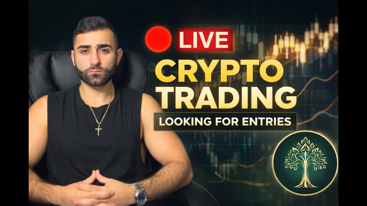 🔴 LIVE CRYPTO TRADING LOOKING FOR ENTRIES 🌳