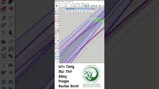 Sketchup Plugin Radial Bend! #shorts #sketchup