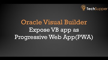 Expose Oracle VB app as Progressive Web App | Oracle VBCS | OIC  #oic #oraclecloud #oracle