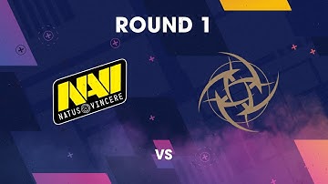 NAVI vs Ninjas in Pyjamas Overpass Full Game  - BLAST Pro Series Lisbon 2018 Round 1