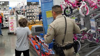 12/19/2023  Foster Kids Shop With A Cop  Nye County Sheriff's Office