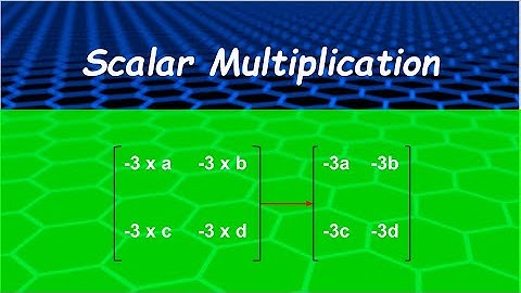 Matrix || Scalar Multiplication || ONE BIG QUESTION SERIES