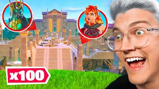 100 Joueurs CACHE CACHE dans L'ENFER de FORTNITE