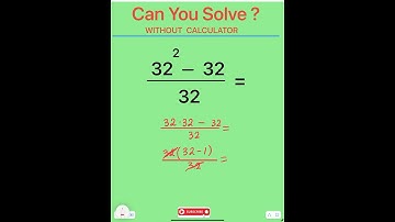CAN YOU SOLVE WITHOUT CALCULATORS #maths #youtubeshorts #shorts