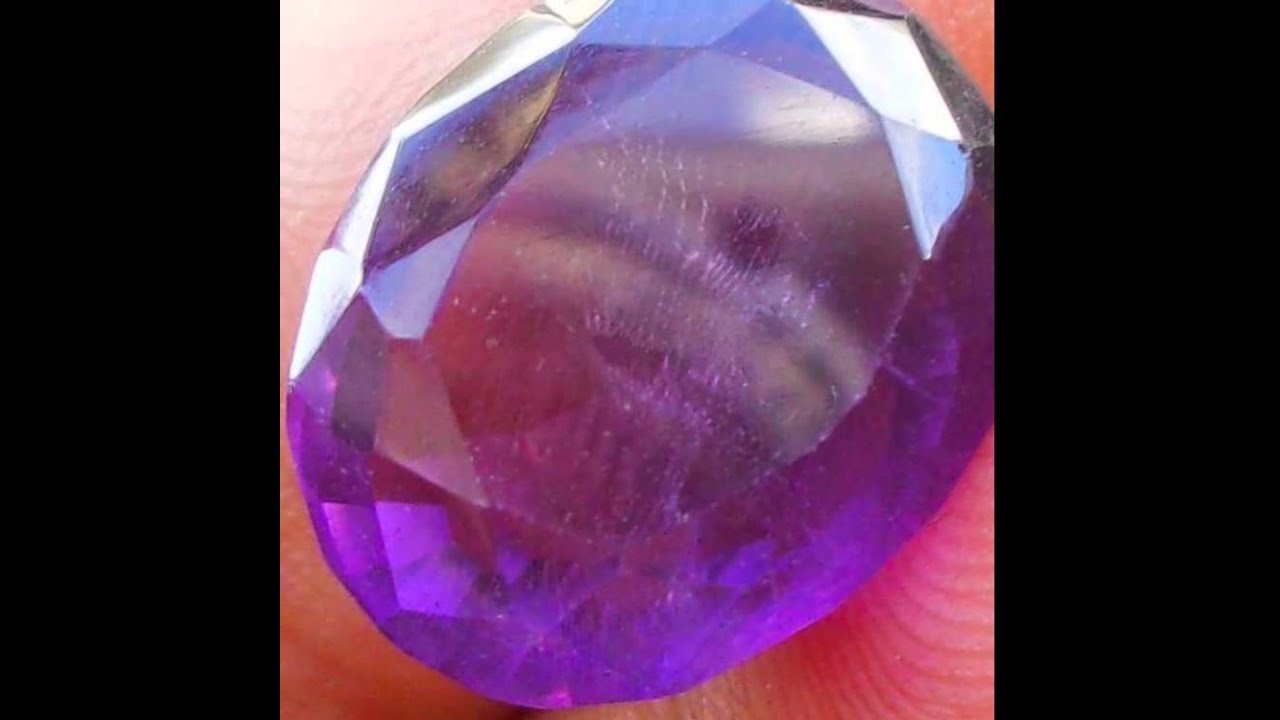  Batu  Permata  Amethyst Kecubung  Ungu Kalimantan Natural 