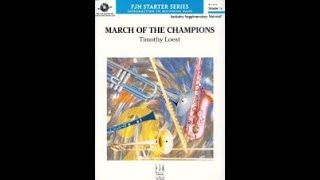 March of the Champions by Timothy Loest Band - Score and Sound