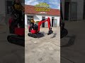 Multi-functional mini excavator capable of handling various agricultural tasks #digger #excavator
