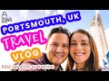 PORTSMOUTH ENGLAND TRAVEL VLOG (AFTER OUR UK QUARANTINE ENDED!) ◆  SOUTHSEA,  GUNWHARF QUAYS, & MORE