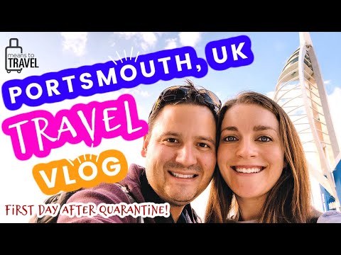 PORTSMOUTH ENGLAND TRAVEL VLOG (AFTER OUR UK QUARANTINE ENDED!) ◆  SOUTHSEA,  GUNWHARF QUAYS, & MORE